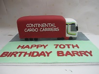 lorry birthday cake
